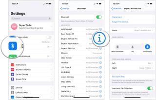 Change Airpods Pro sound settings through iPhone