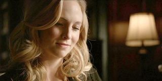 Candice King as Caroline Forbes Salvatore on The Vampire Diaries series finale The CW