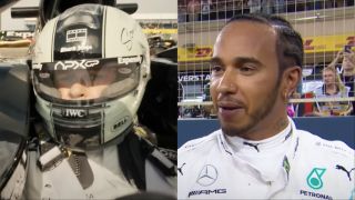 Brad Pitt in F1 and Lewis Hamilton interview for F1