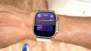 Apple Watch Ultra 2 showing training load