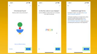 How to set up Google Chromecast — pairing and legalese