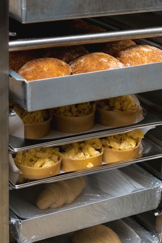 Trays of baked goods