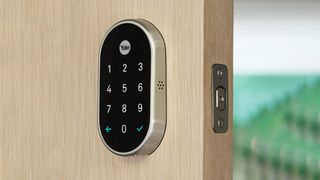 Google Nest x Yale Smart Lock 16:9 lifestyle render