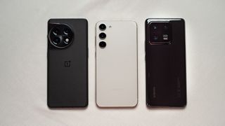 Samsung Galaxy S23 Plus next to Xiaomi 13 Pro