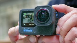 GoPro Hero12 Black being usedl.