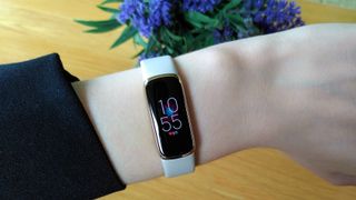 Fitbit Luxe on wrist