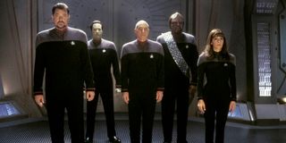 Star Trek: Nemesis The Next Generation crew in action