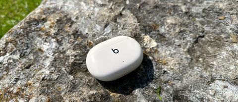 Beats Studio Buds Plus case on a rock