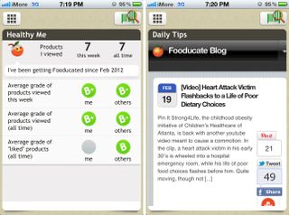 Compare your food choices to others with Fooducate