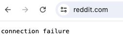 Reddit failure