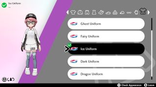 Pokemon Sword and Shield clothing change