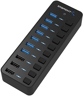 Sabrent 10-port USB 3.0 hub