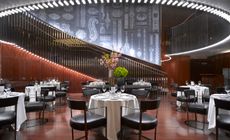 The restaurant in Bulgari's