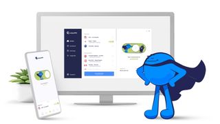 Atlas VPN being used on mobile and desktop