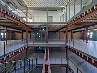 Nederlands Fotomuseum building empty still in construction rough material and utilitarian details