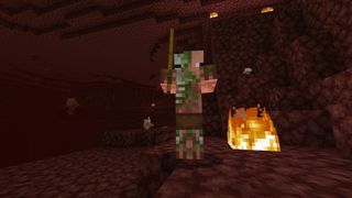 A zombie pigman