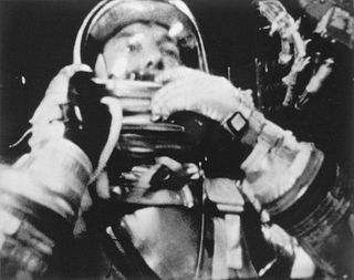 NASA astronaut Alan Shepard became the first American in space on May 5, 1961 aboard his Mercury spacecraft Freedom 7.