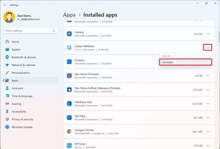 Windows 11 uninstall problematic app