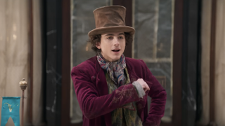 Timothee Chalamet as Willy Wonka in Wonka