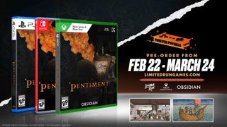 Image of Pentiment physical release by Limited Run Games