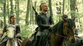 Aenas Fedaravicius as Sihtric and Alexander Dreymon as Uhtred in The Last Kingdom, which will get a Netflix movie