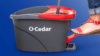 O-Cedar EasyWring Microfiber Spin Mop & Bucket Floor Cleaning System