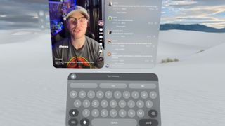 TikTok app for Vision Pro