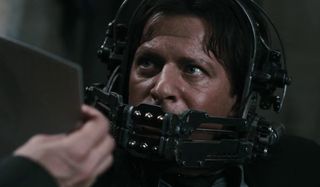 Costas Mandylor in the reverse bear trap in Saw VI.