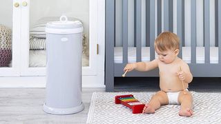 Ubbi Steel Odor-Locking Diaper Pail