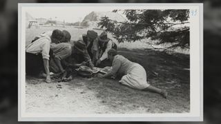 Photos from Sutton Hoo in 1939