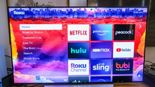 The Roku Home screen on the Roku Express (2022)