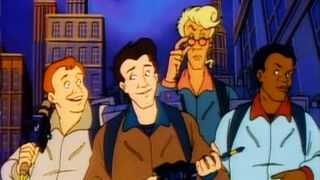 The team of the &quot;Real Ghostbusters.&quot; 