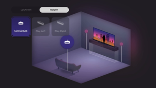 A screenshot of an Entertainment Area in the Philips Hue app