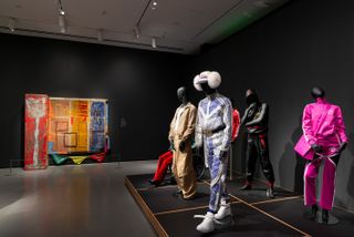 Installation view of The Culture: Hip Hop and Contemporary Art in the 21st Century at the Baltimore Museum of Art, April 2023