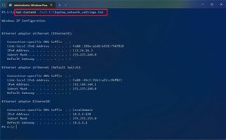 PowerShell print text file