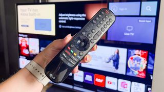 LG C2 OLED TV remote