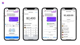 Facebook Messenger Split Payment feature demoed