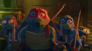 The turtles in Teenage Mutant Ninja Turtles: Mutant Mayhem