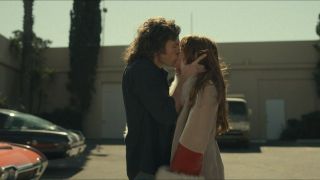 Riley Keough and Sam Claflin in Daisy Jones and the Six