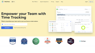 Tmetric website screenshot