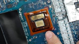 AMD Ryzen 9 7945HX3D liquid metal protection