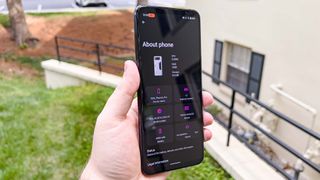 Asus ROG Phone 6 Pro about phone menu