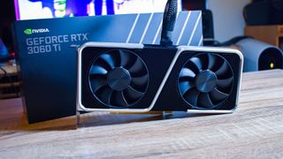 Nvidia GeForce RTX 3060 Ti på højkant