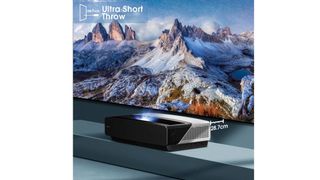 ultra short throw projector