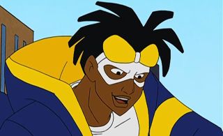 Static fighting Hotstreak on Static Shock