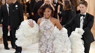 Halle Bailey attends The 2023 Met Gala Celebrating &quot;Karl Lagerfeld: A Line Of Beauty&quot; at The Metropolitan Museum of Art on May 01, 2023 in New York City.