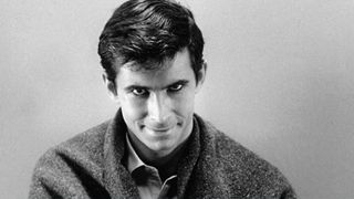 Anthony Perkins as Norman Bates in "Psycho"