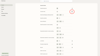 Edit individual Chromebook keyboard shortcuts