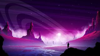 Wallpaper Engine Violet Planet