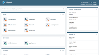 Screenshot of the ScalaHosting administration panel